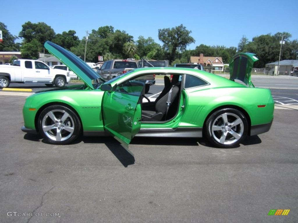 Synergy Green Metallic 2011 Chevrolet Camaro LT/RS Coupe Exterior Photo #65977941