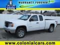 2008 Summit White GMC Sierra 1500 SLE Extended Cab 4x4  photo #1