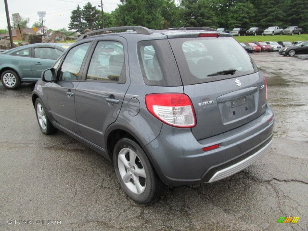 2009 SX4 Crossover Technology AWD - Azure Gray Metallic / Black photo #3