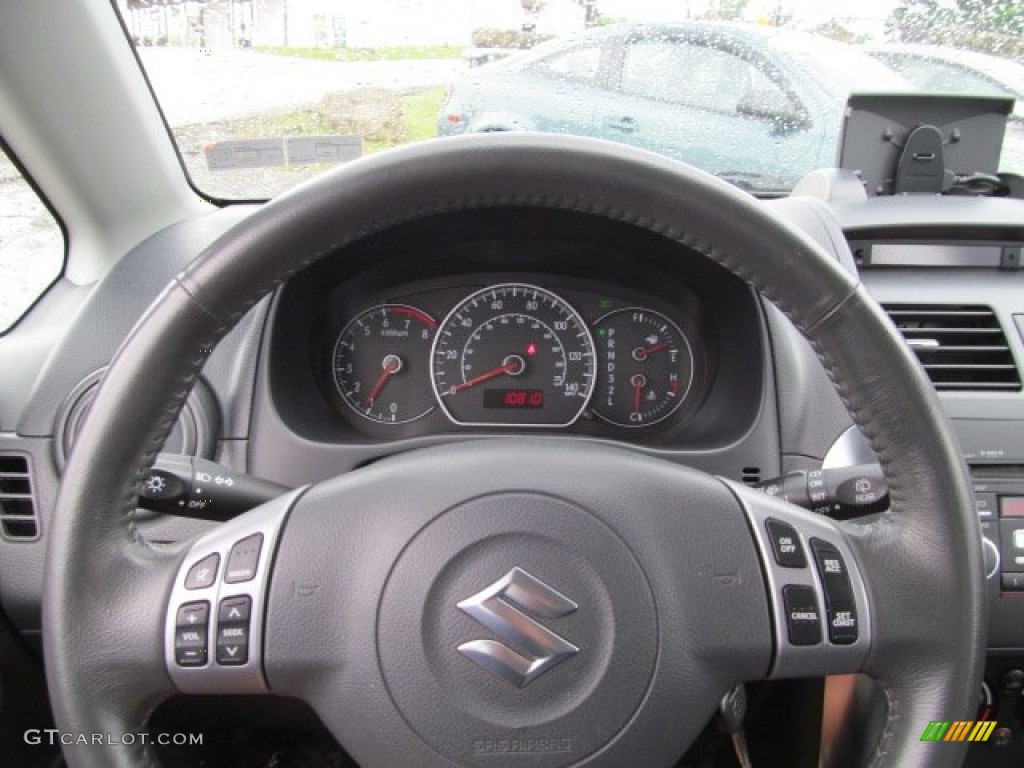 2009 SX4 Crossover Technology AWD - Azure Gray Metallic / Black photo #19