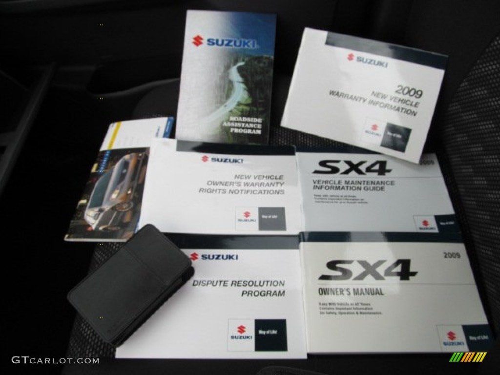 2009 SX4 Crossover Technology AWD - Azure Gray Metallic / Black photo #25