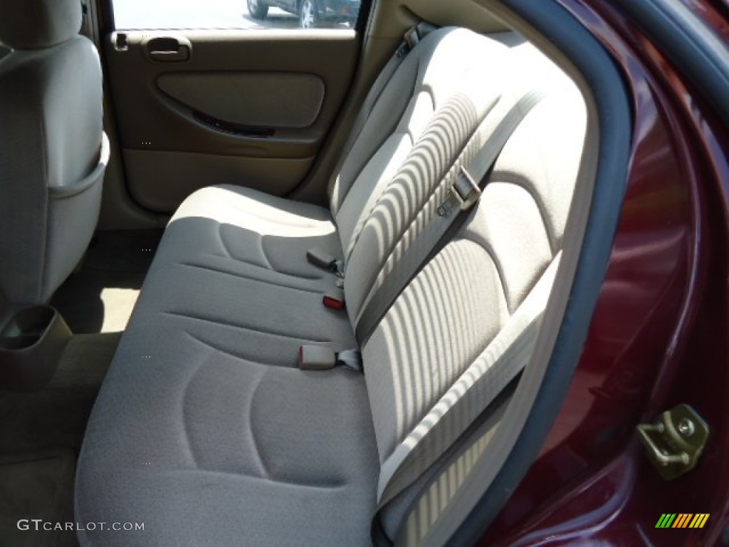 2001 Sebring LX Sedan - Dark Garnet Red Pearlcoat / Taupe photo #11