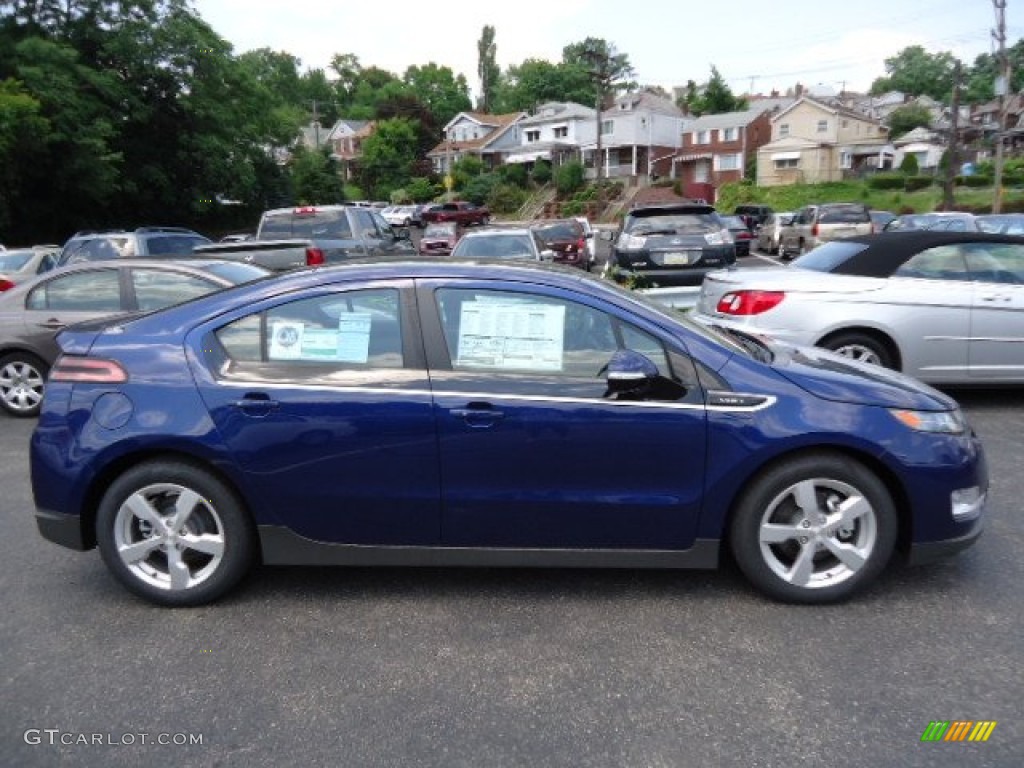 Blue Topaz Metallic 2012 Chevrolet Volt Hatchback Exterior Photo #65981412