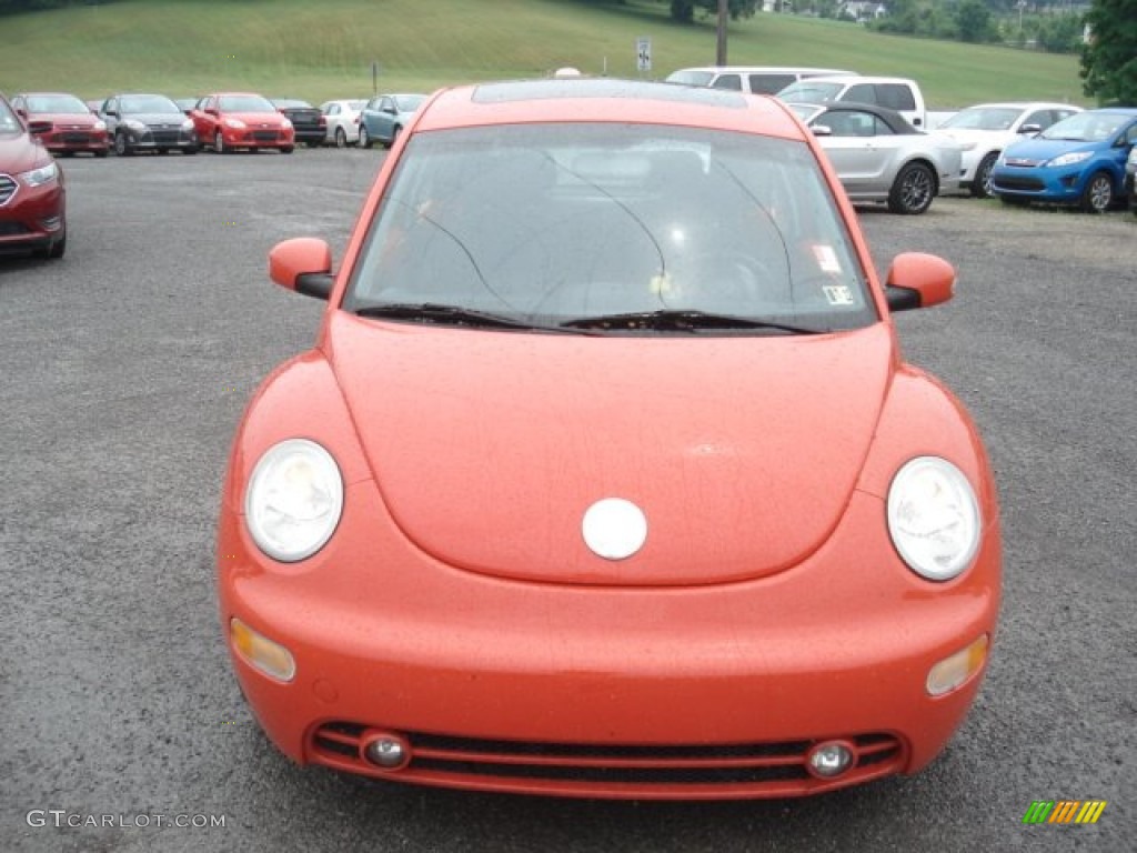 2005 New Beetle GLS Coupe - Sundown Orange / Grey photo #3
