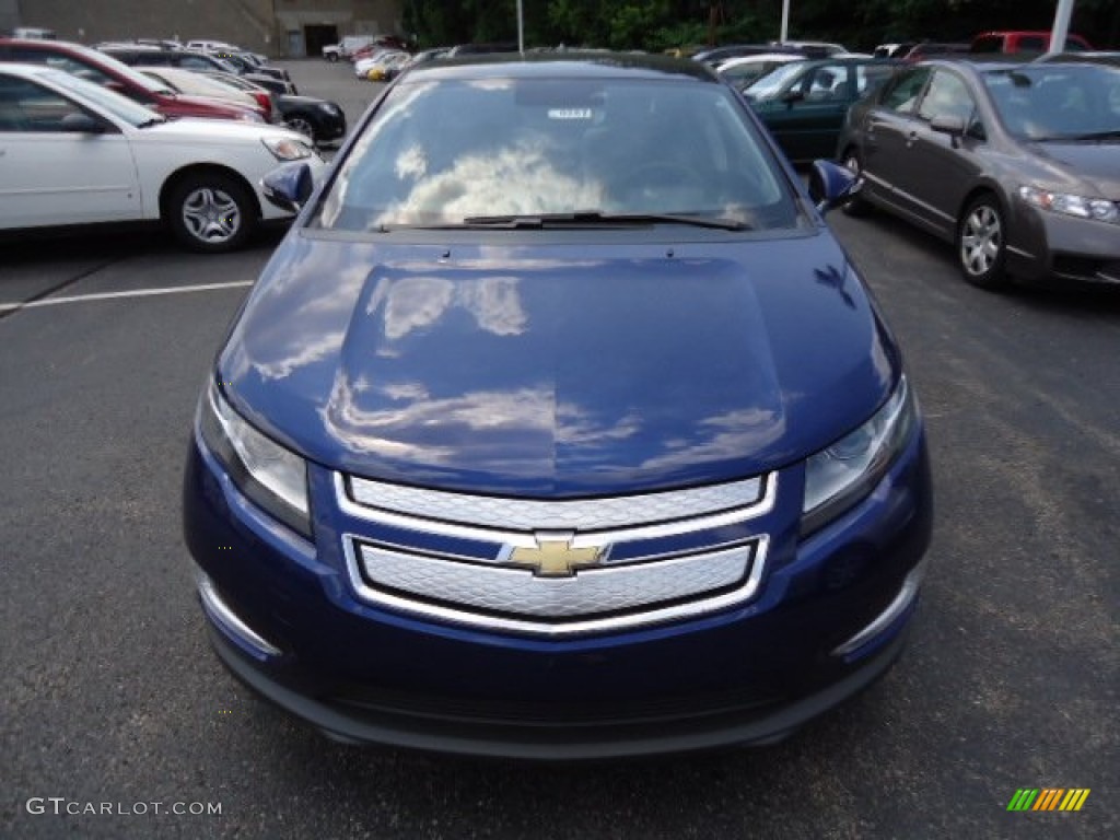 Blue Topaz Metallic 2012 Chevrolet Volt Hatchback Exterior Photo #65981429