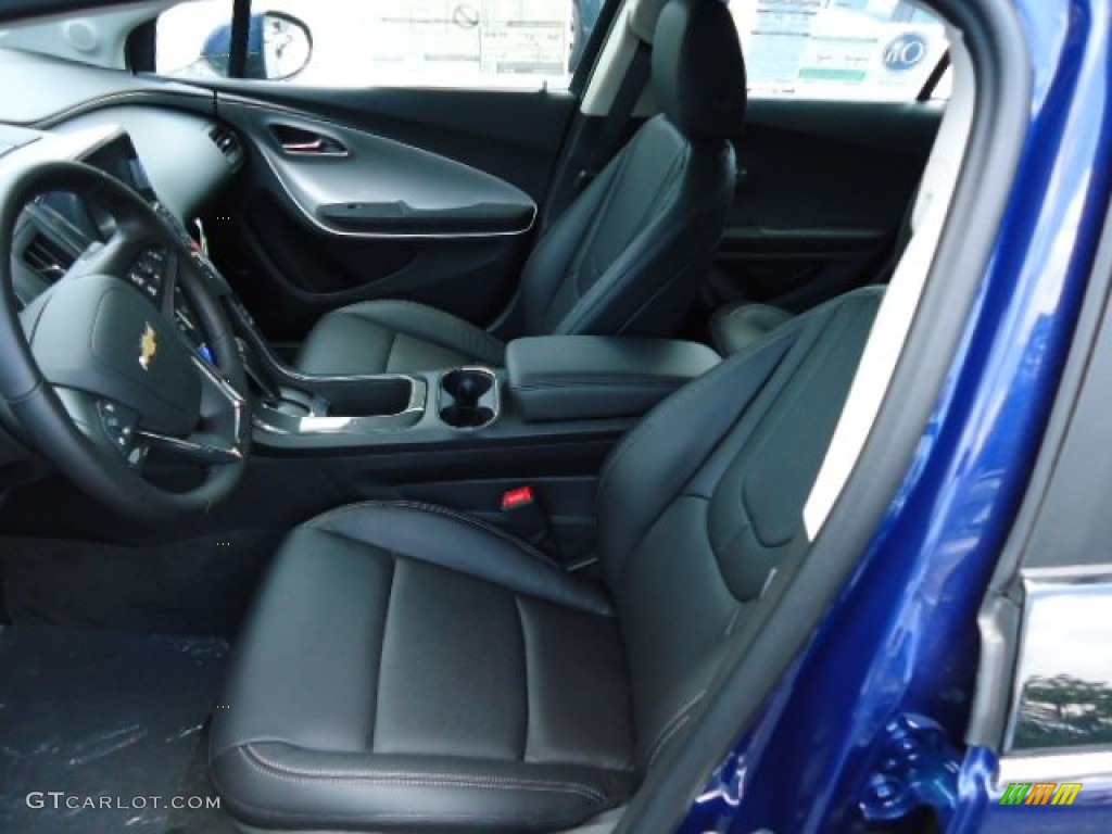 Jet Black/Dark Accents Interior 2012 Chevrolet Volt Hatchback Photo #65981457