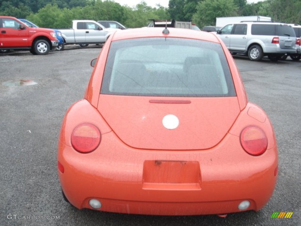 2005 New Beetle GLS Coupe - Sundown Orange / Grey photo #7