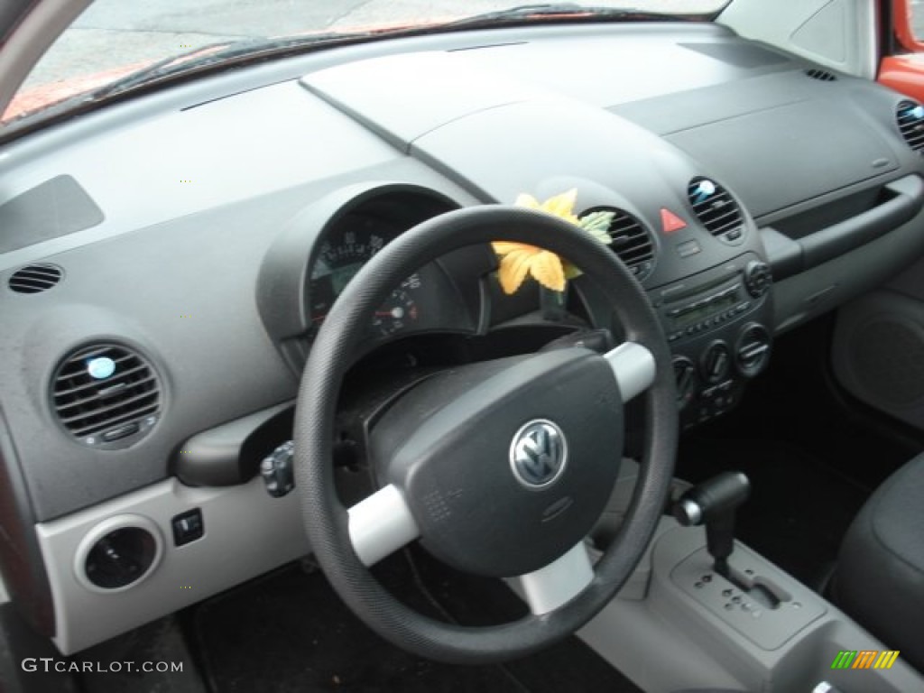 2005 New Beetle GLS Coupe - Sundown Orange / Grey photo #10