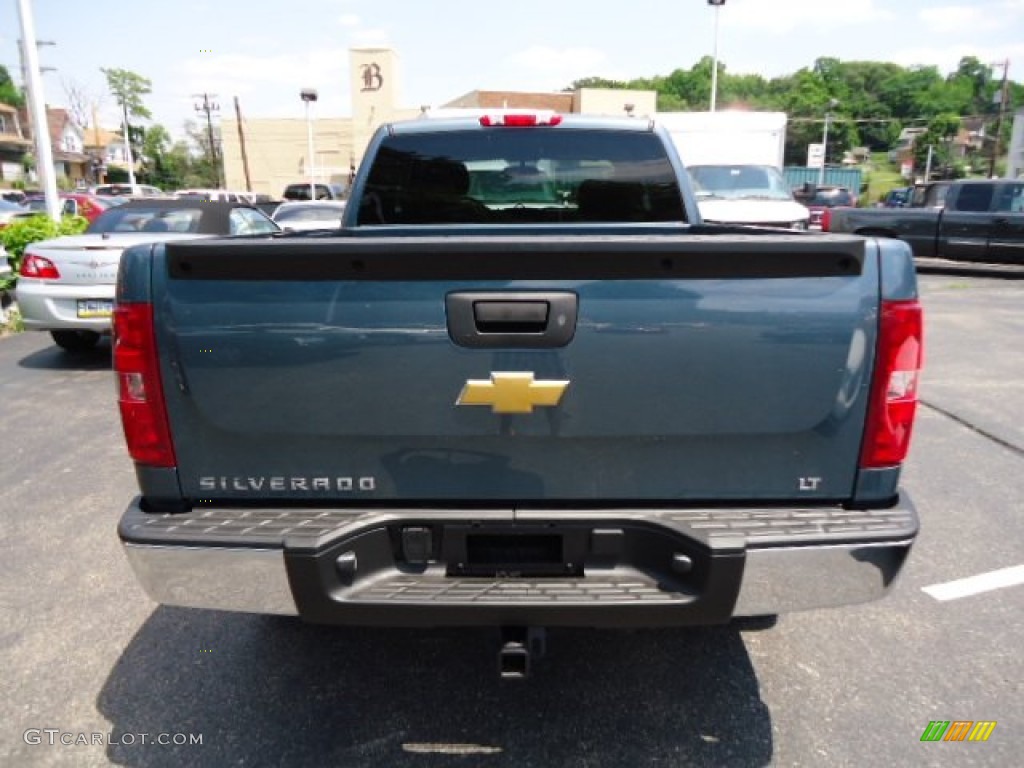 2012 Silverado 1500 LT Extended Cab 4x4 - Blue Granite Metallic / Ebony photo #3