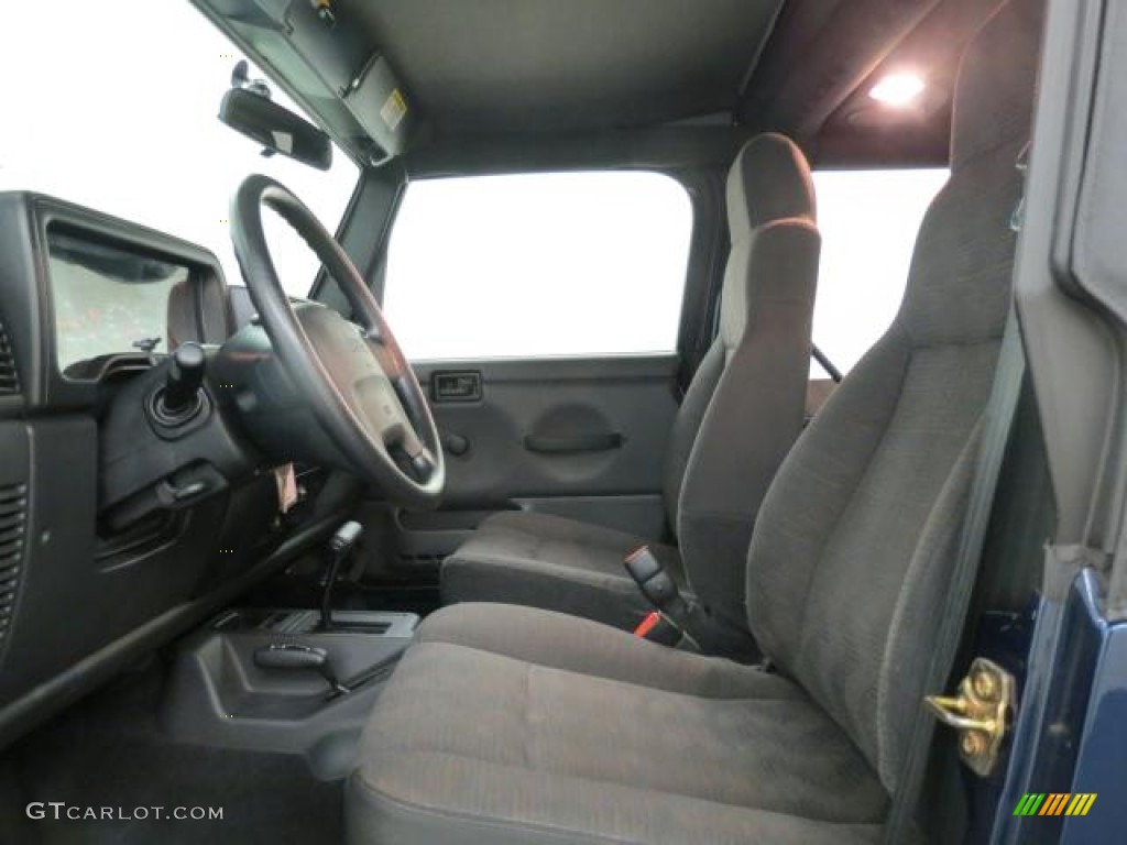 2004 Wrangler X 4x4 - Patriot Blue Pearl / Dark Slate Gray photo #7