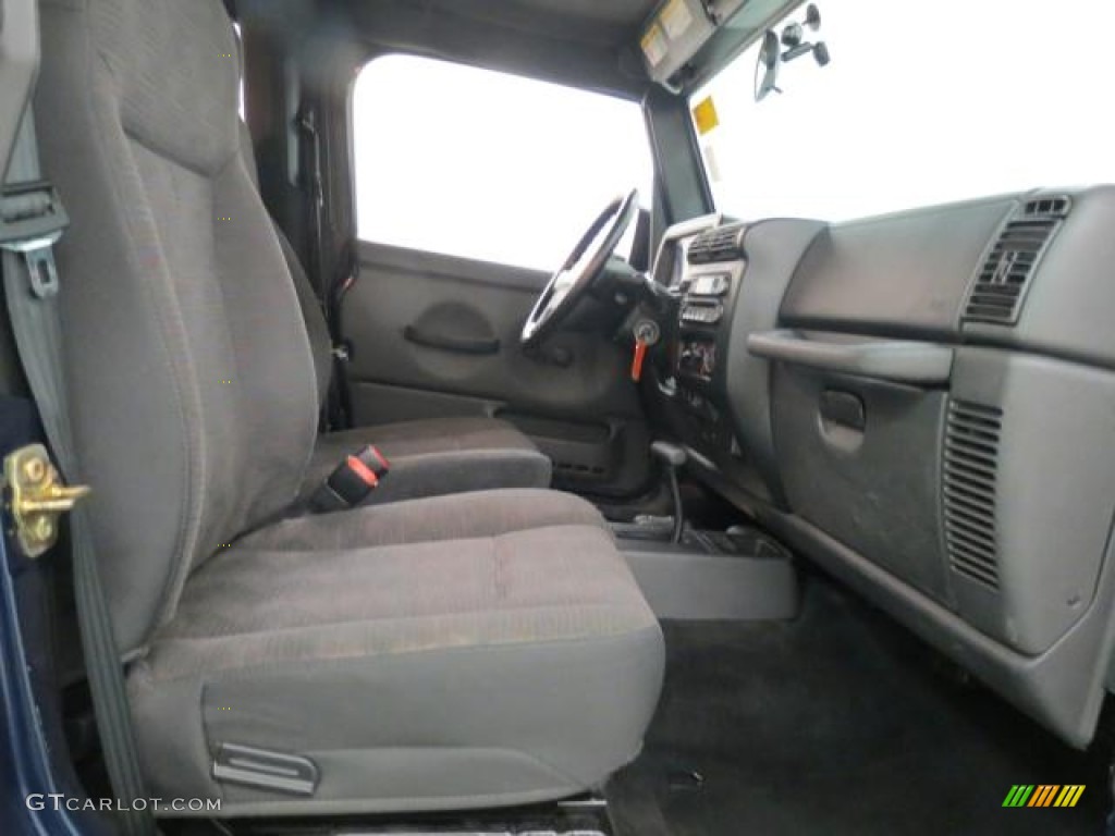 2004 Wrangler X 4x4 - Patriot Blue Pearl / Dark Slate Gray photo #18