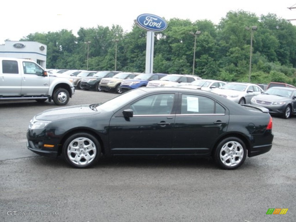 2010 Fusion SE - Atlantis Green Metallic / Medium Light Stone photo #5