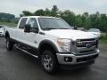 2012 Oxford White Ford F350 Super Duty Lariat Crew Cab 4x4  photo #2
