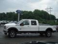 2012 Oxford White Ford F350 Super Duty Lariat Crew Cab 4x4  photo #5
