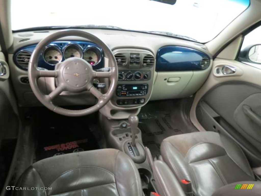 2001 PT Cruiser Limited - Patriot Blue Pearl / Taupe/Pearl Beige photo #5