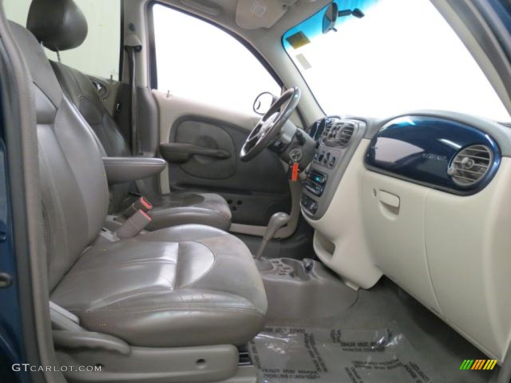 2001 PT Cruiser Limited - Patriot Blue Pearl / Taupe/Pearl Beige photo #21