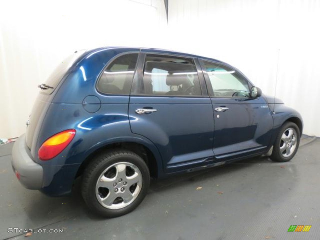 2001 PT Cruiser Limited - Patriot Blue Pearl / Taupe/Pearl Beige photo #26