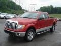 2012 Red Candy Metallic Ford F150 XLT SuperCab 4x4  photo #4
