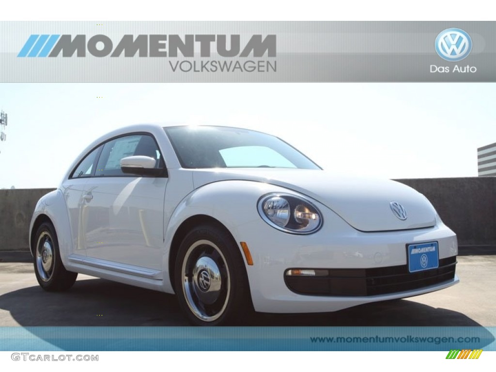 2012 Beetle 2.5L - Candy White / Titan Black photo #1