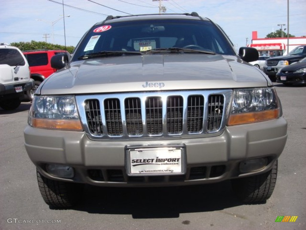 2000 Grand Cherokee Laredo 4x4 - Silverstone Metallic / Agate photo #8