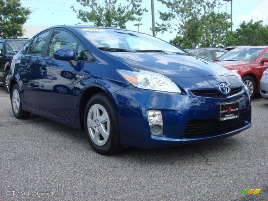 2010 Prius Hybrid IV - Blue Ribbon Metallic / Bisque photo #1