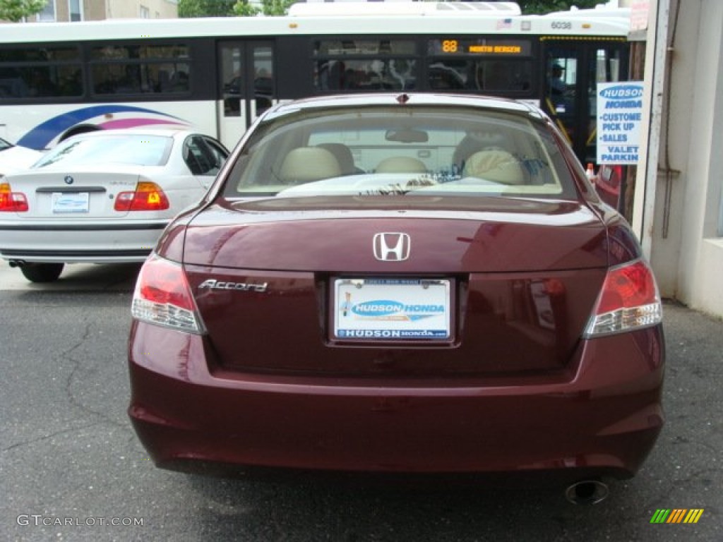 2010 Accord EX-L Sedan - Basque Red Pearl / Ivory photo #5