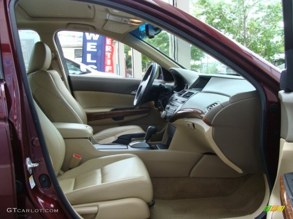 2010 Accord EX-L Sedan - Basque Red Pearl / Ivory photo #8