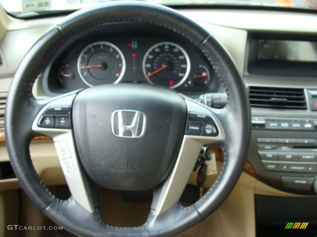2010 Accord EX-L Sedan - Basque Red Pearl / Ivory photo #10