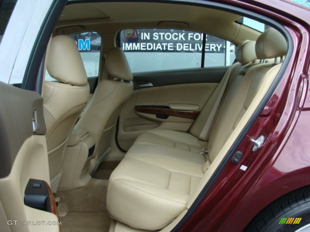 2010 Accord EX-L Sedan - Basque Red Pearl / Ivory photo #14