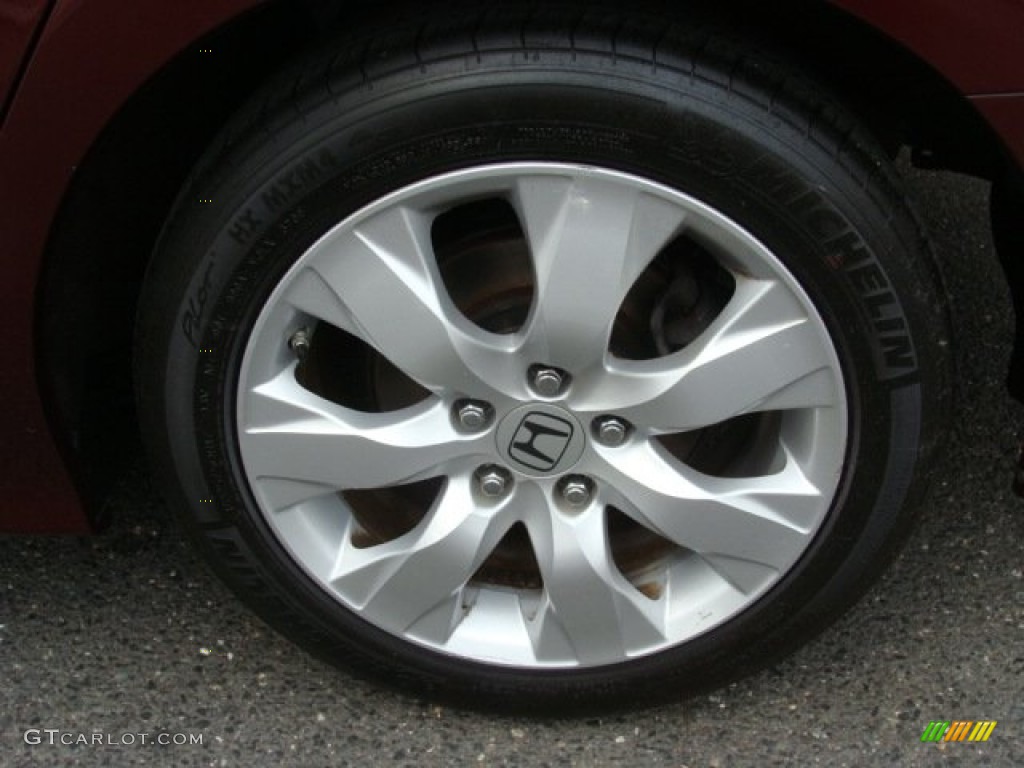 2010 Accord EX-L Sedan - Basque Red Pearl / Ivory photo #15