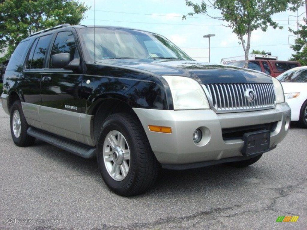 Black 2002 Mercury Mountaineer AWD Exterior Photo #65989212