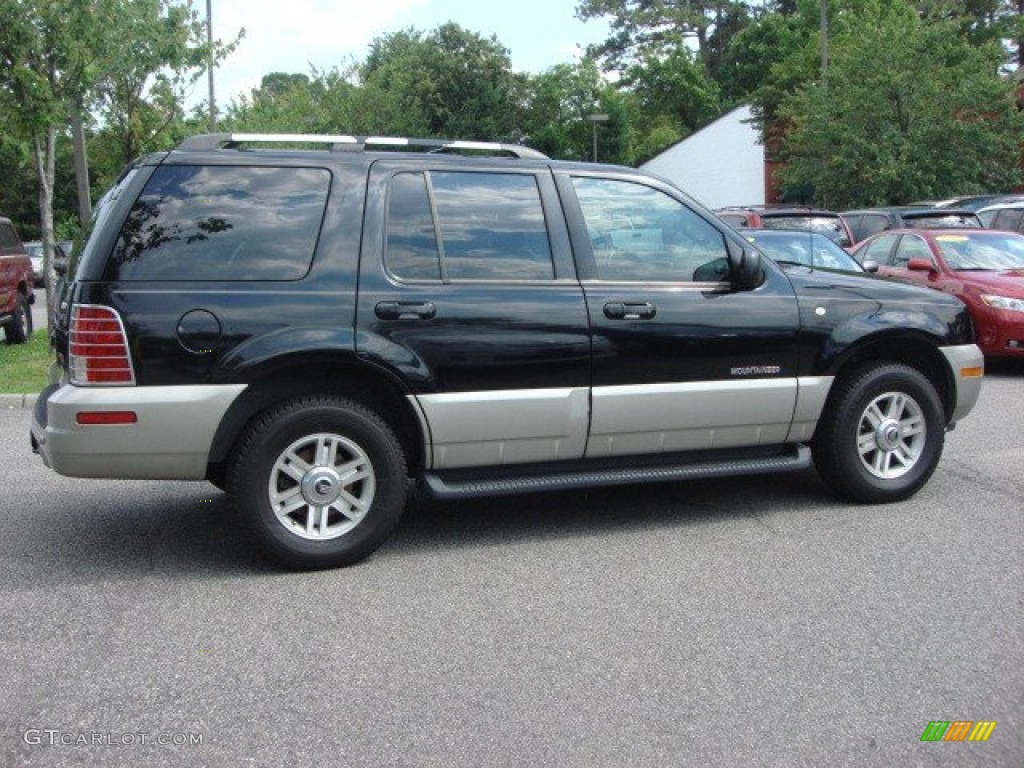 Black 2002 Mercury Mountaineer AWD Exterior Photo #65989239