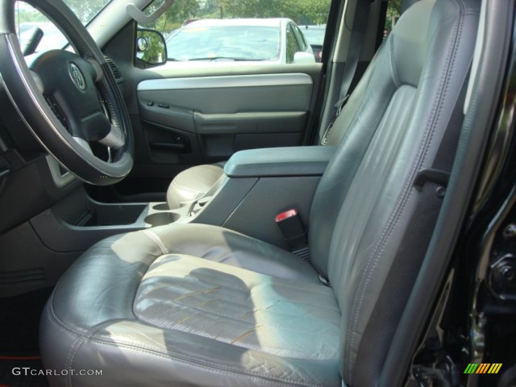 Dark Graphite Interior 2002 Mercury Mountaineer AWD Photo #65989284