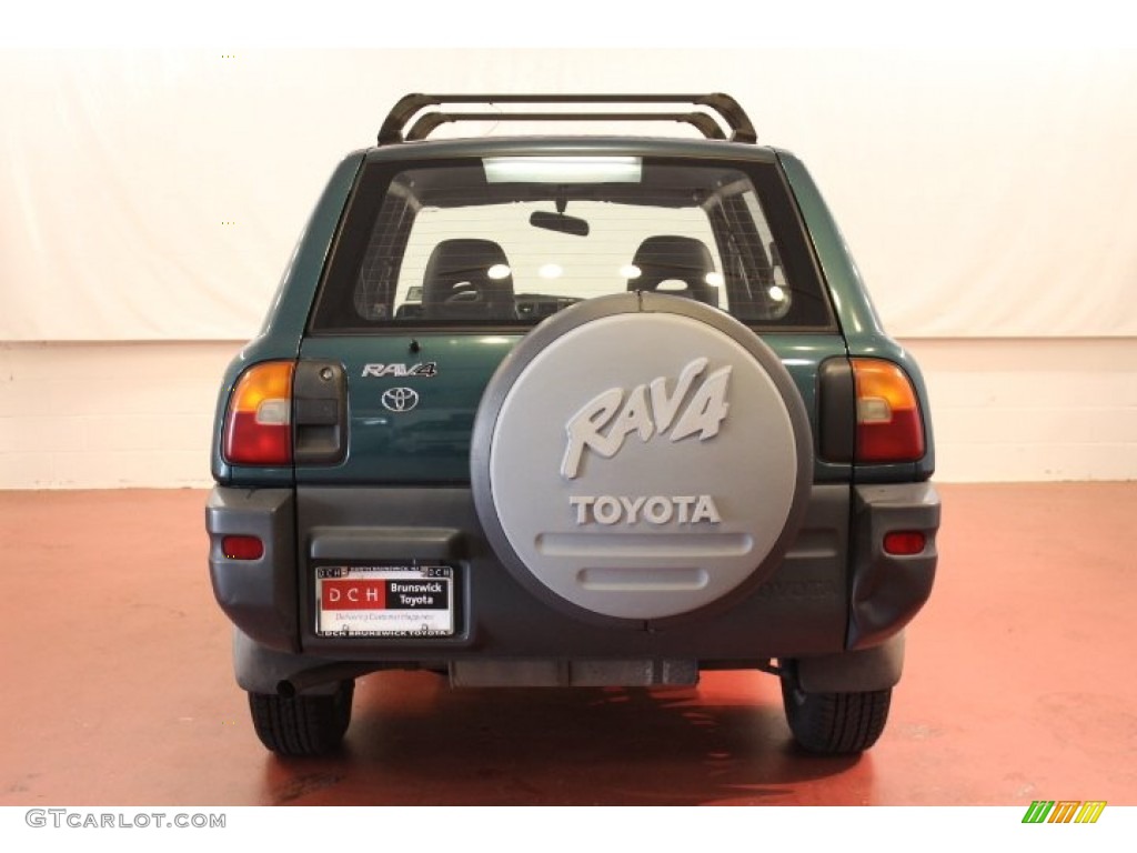 1997 RAV4 4WD - Dark Green Metallic / Gray photo #7
