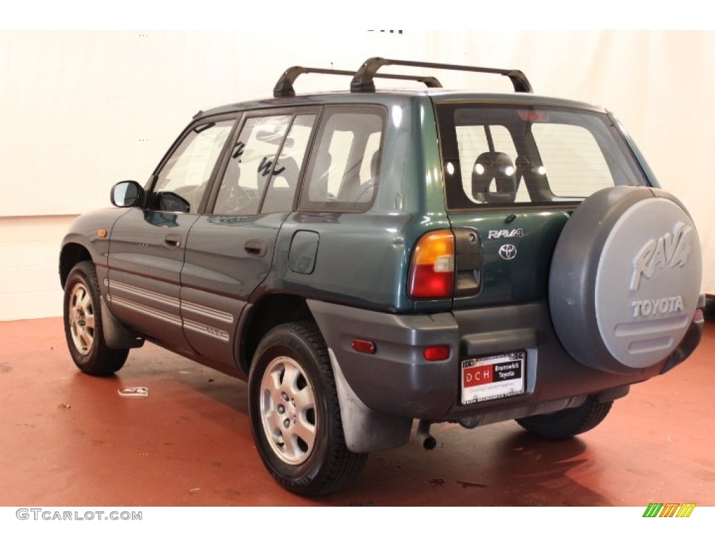 1997 RAV4 4WD - Dark Green Metallic / Gray photo #8