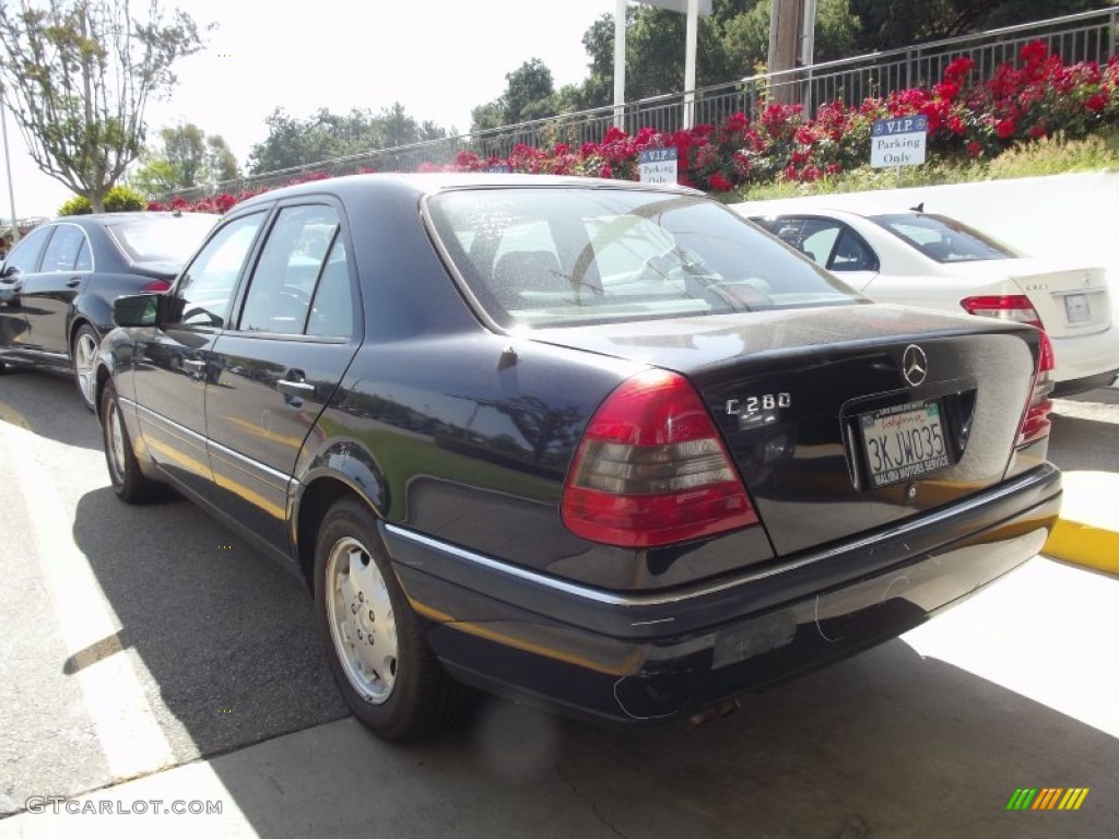 1995 C 280 Sedan - Midnight Blue / Grey photo #2
