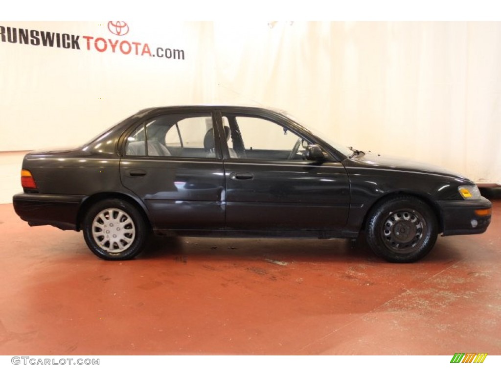 1993 Corolla  - Black Metallic / Dark Gray photo #3