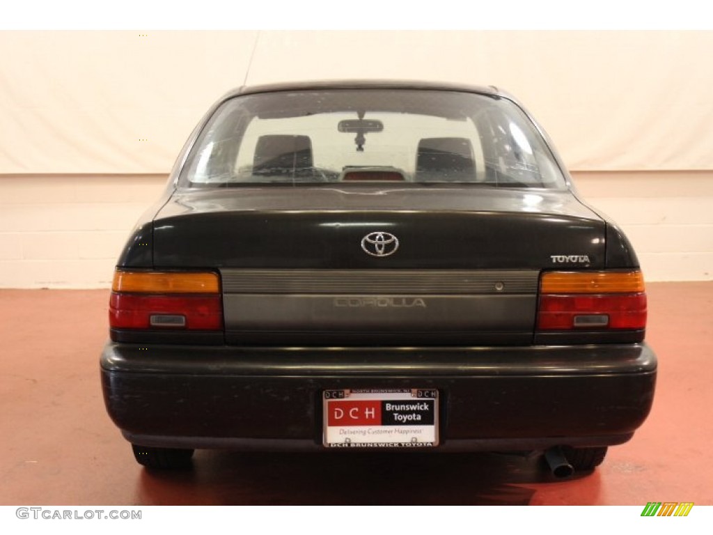 1993 Corolla  - Black Metallic / Dark Gray photo #7