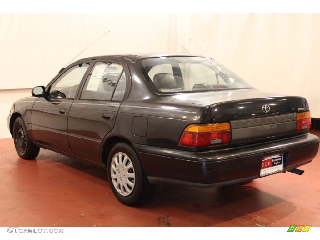 1993 Corolla  - Black Metallic / Dark Gray photo #8