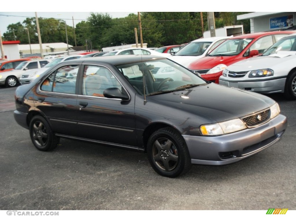 1998 Sentra GXE - Purple Charcoal Metallic / Gray photo #3