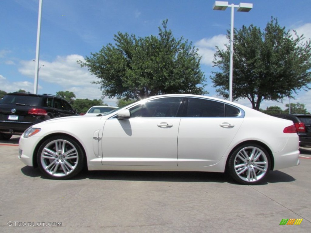Porcelain White 2010 Jaguar XF XF Supercharged Sedan Exterior Photo #65990868