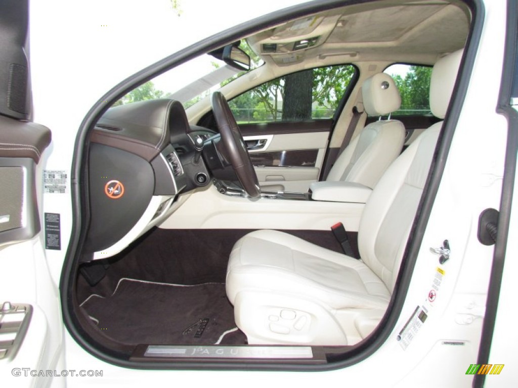 Ivory Interior 2010 Jaguar XF XF Supercharged Sedan Photo #65990910