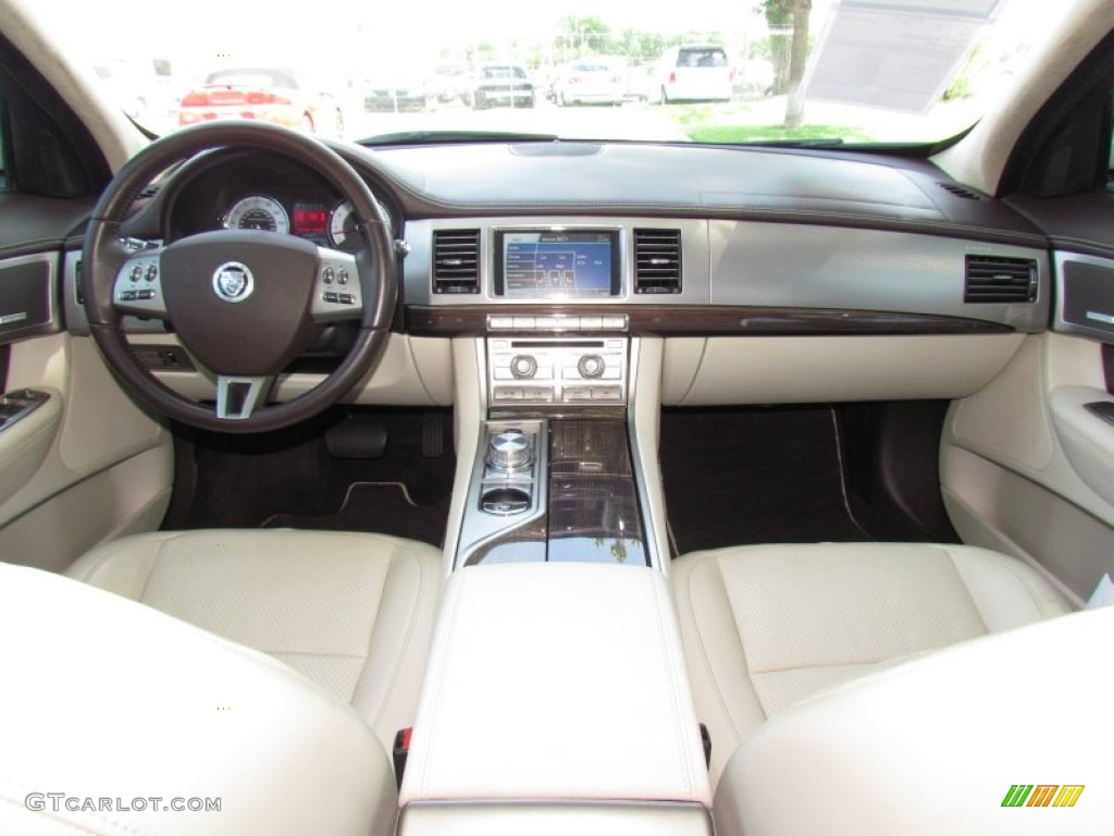2010 Jaguar XF XF Supercharged Sedan Ivory Dashboard Photo #65990943