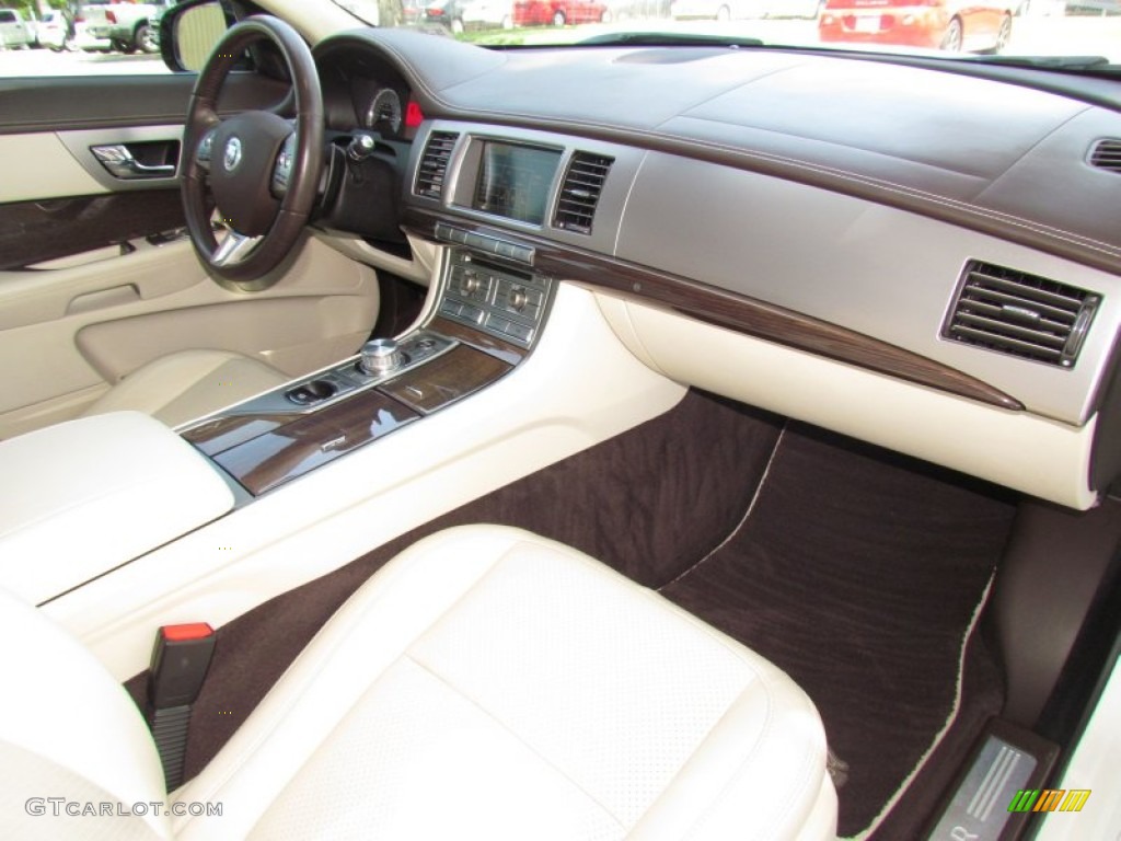 2010 Jaguar XF XF Supercharged Sedan Ivory Dashboard Photo #65990950