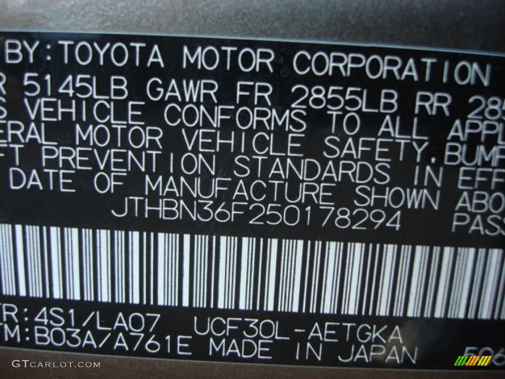 2005 LS 430 Sedan - Briarwood Pearl / Cashmere photo #28