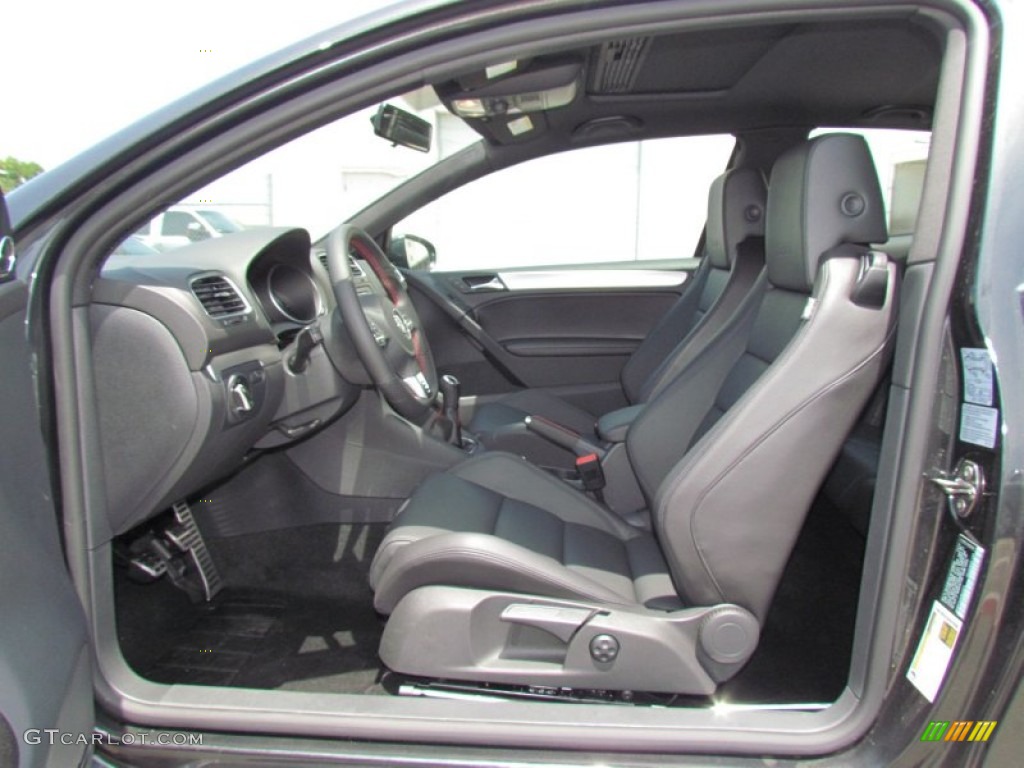 Titan Black Interior 2012 Volkswagen GTI 2 Door Autobahn Edition Photo #65993172