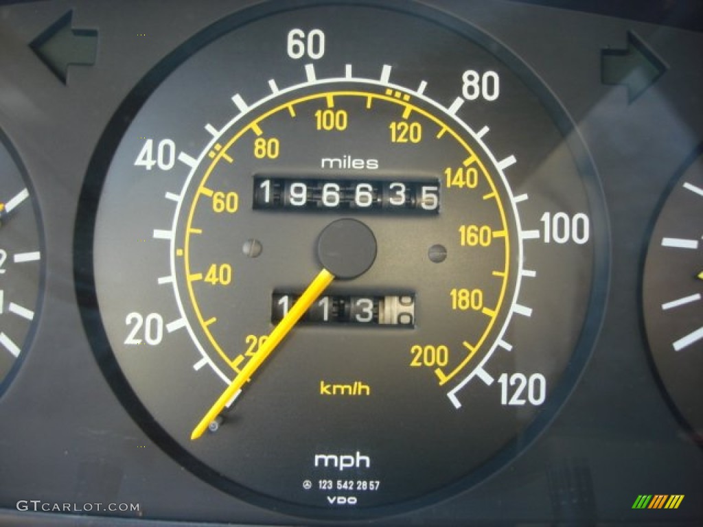 1984 Mercedes-Benz E Class 300 D Sedan Gauges Photos