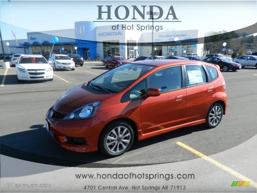 Orangeburst Metallic Honda Fit