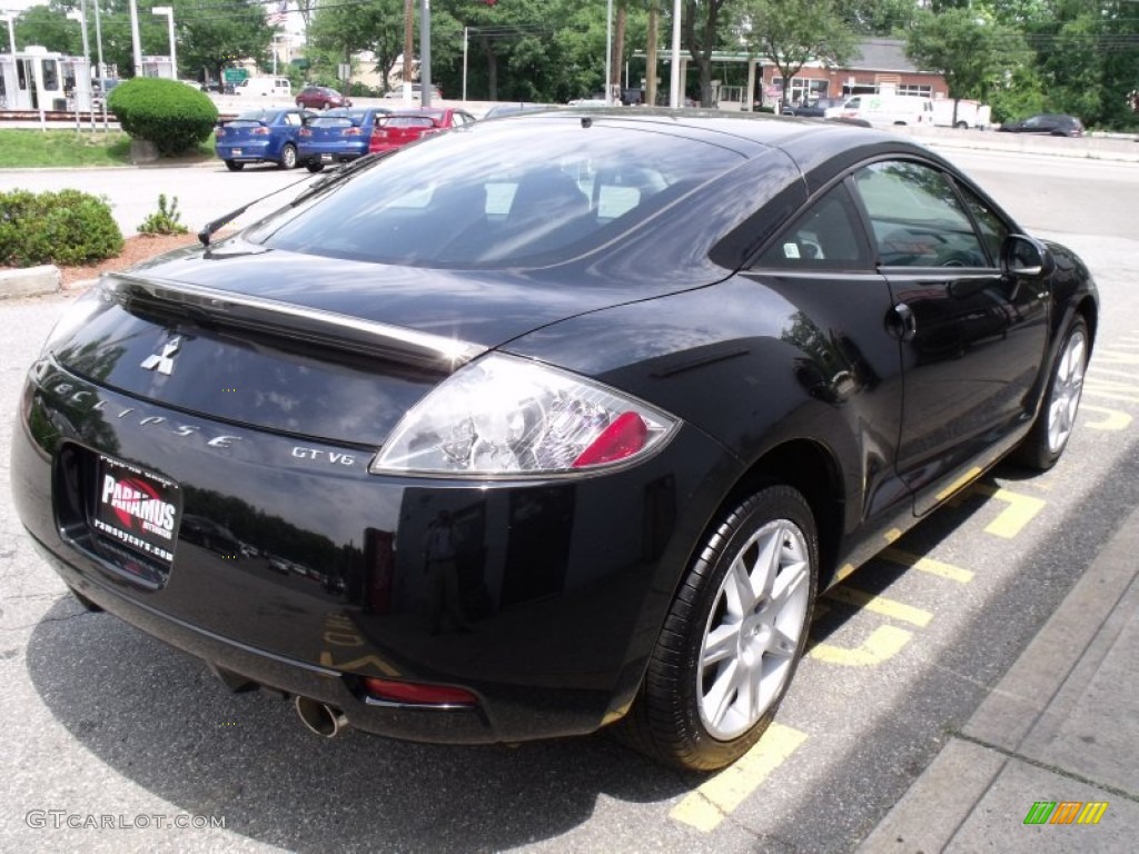 2008 Eclipse GT Coupe - Kalapana Black / Dark Charcoal photo #4