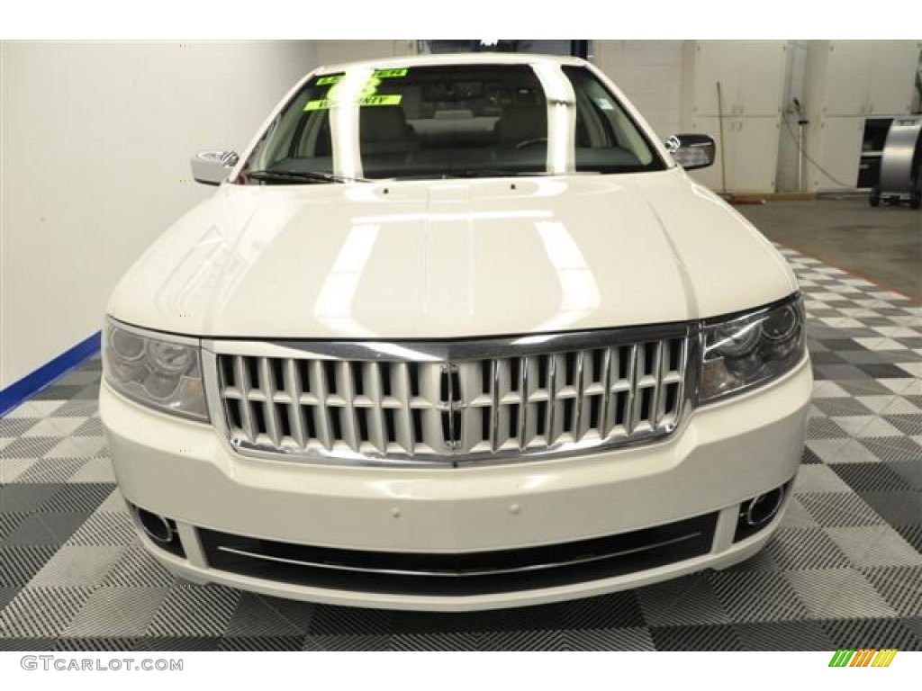 2008 MKZ Sedan - White Suede / Light Stone photo #5